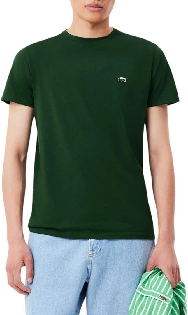 Lacoste Men's Short Sleeve Crew Neck Pima Cotton Jersey T-Shirt