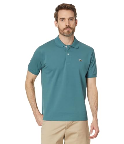 Lacoste Men's Short Sleeved Ribbed Collar Shirt