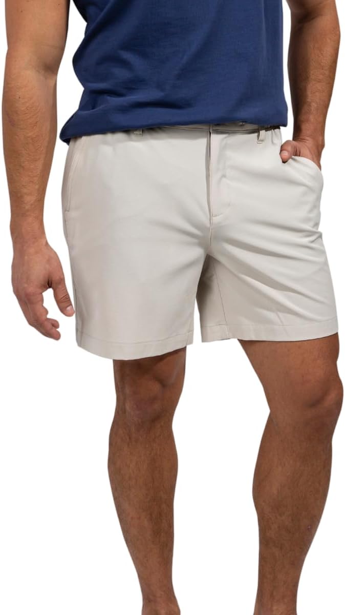 Chubbies Everywear Mens Shorts Casual 6-Inch Inseam, Elastic Waist, Water-Resistant, Zipper Pocket, Drawstring Secure Fit