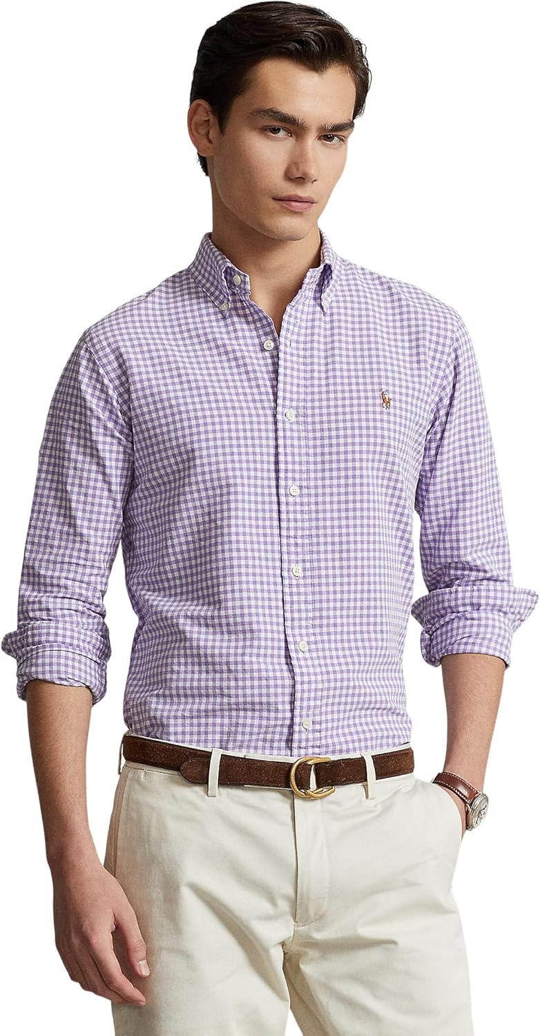 Polo Ralph Lauren Men's Classic Fit Gingham Oxford Shirt