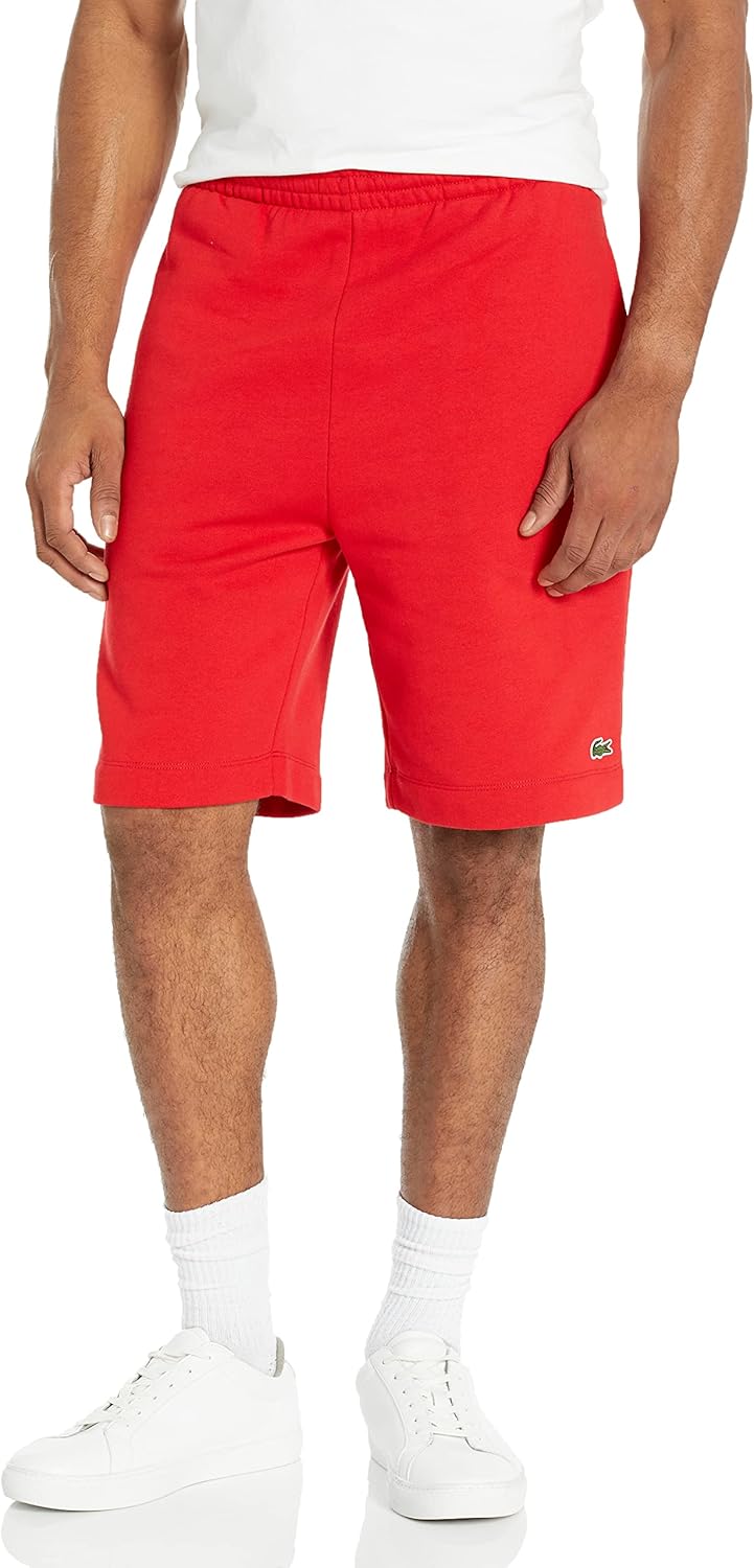 Lacoste Men's Organic Brushed Cotton Fleece Shorts