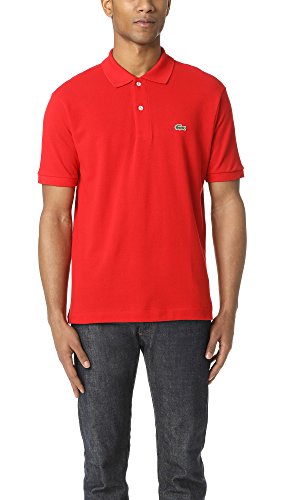 Lacoste Men's Short Sleeved Ribbed Collar Shirt