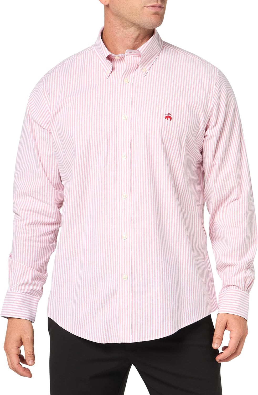 Brooks Brothers Men's Non-Iron Long Sleeve Button Down Sport Shirt