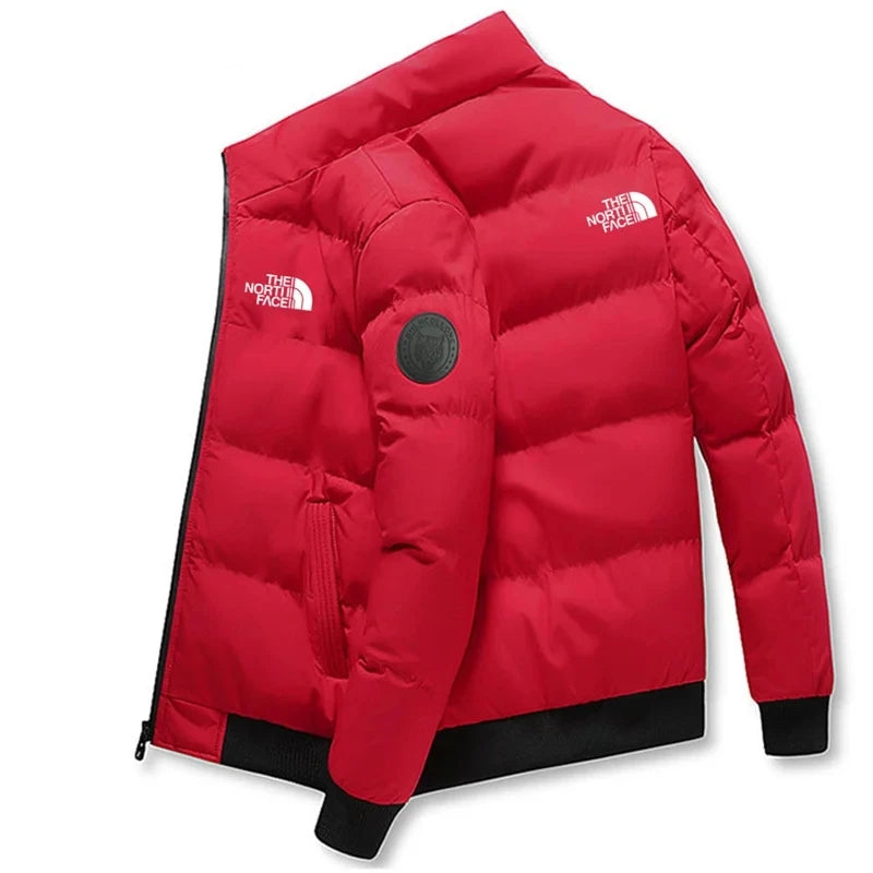 NorthFace Casual High-Necked Down Jacket – Fashionable Warm Winter Sports Jacket