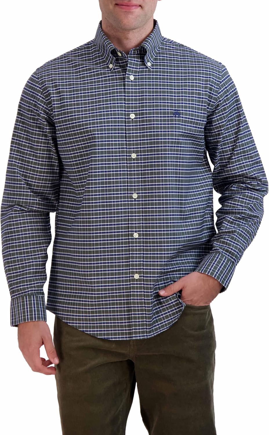 Brooks Brothers Men's Non-Iron Long Sleeve Button Down Sport Shirt