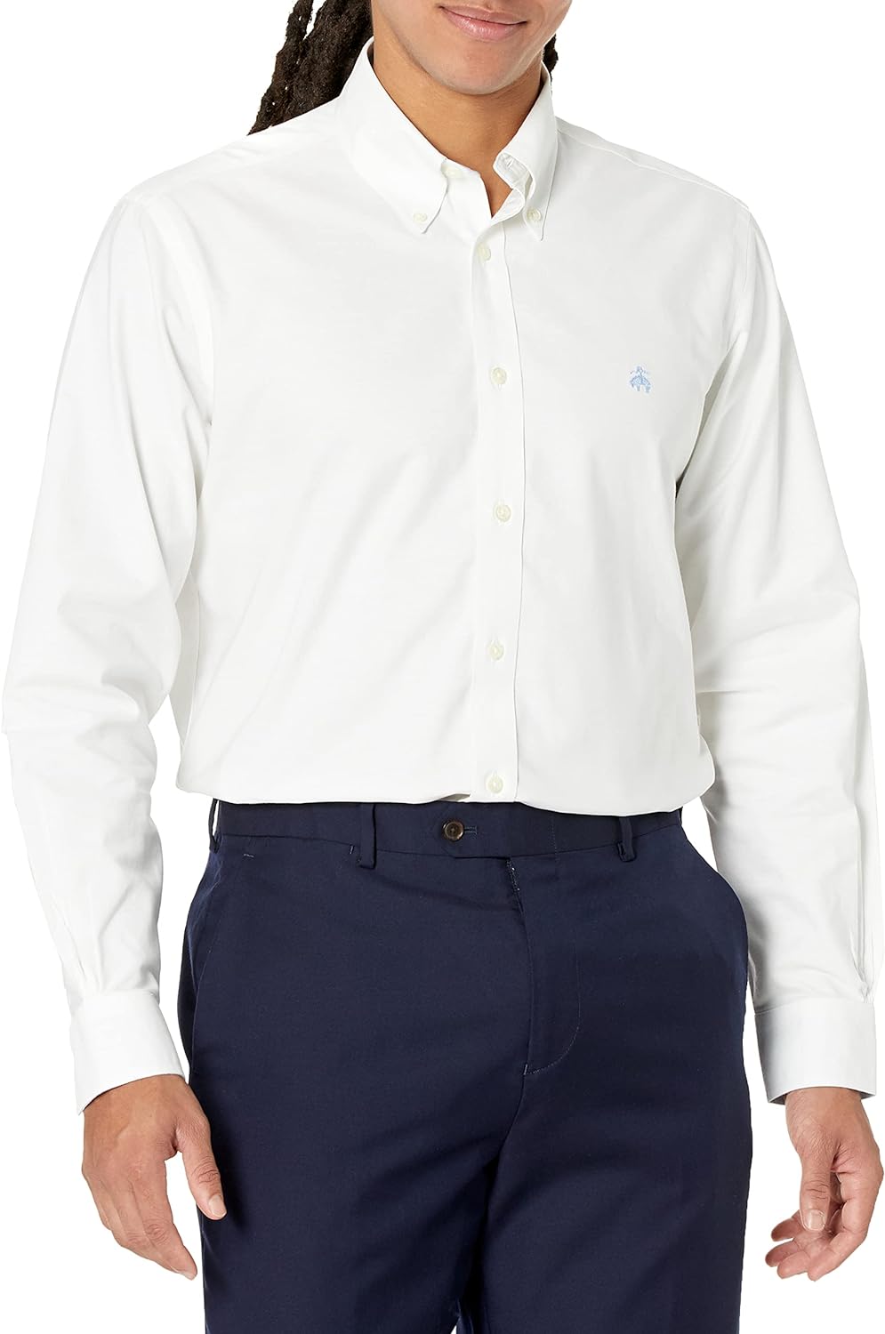 Brooks Brothers Men's Non-Iron Long Sleeve Button Down Sport Shirt