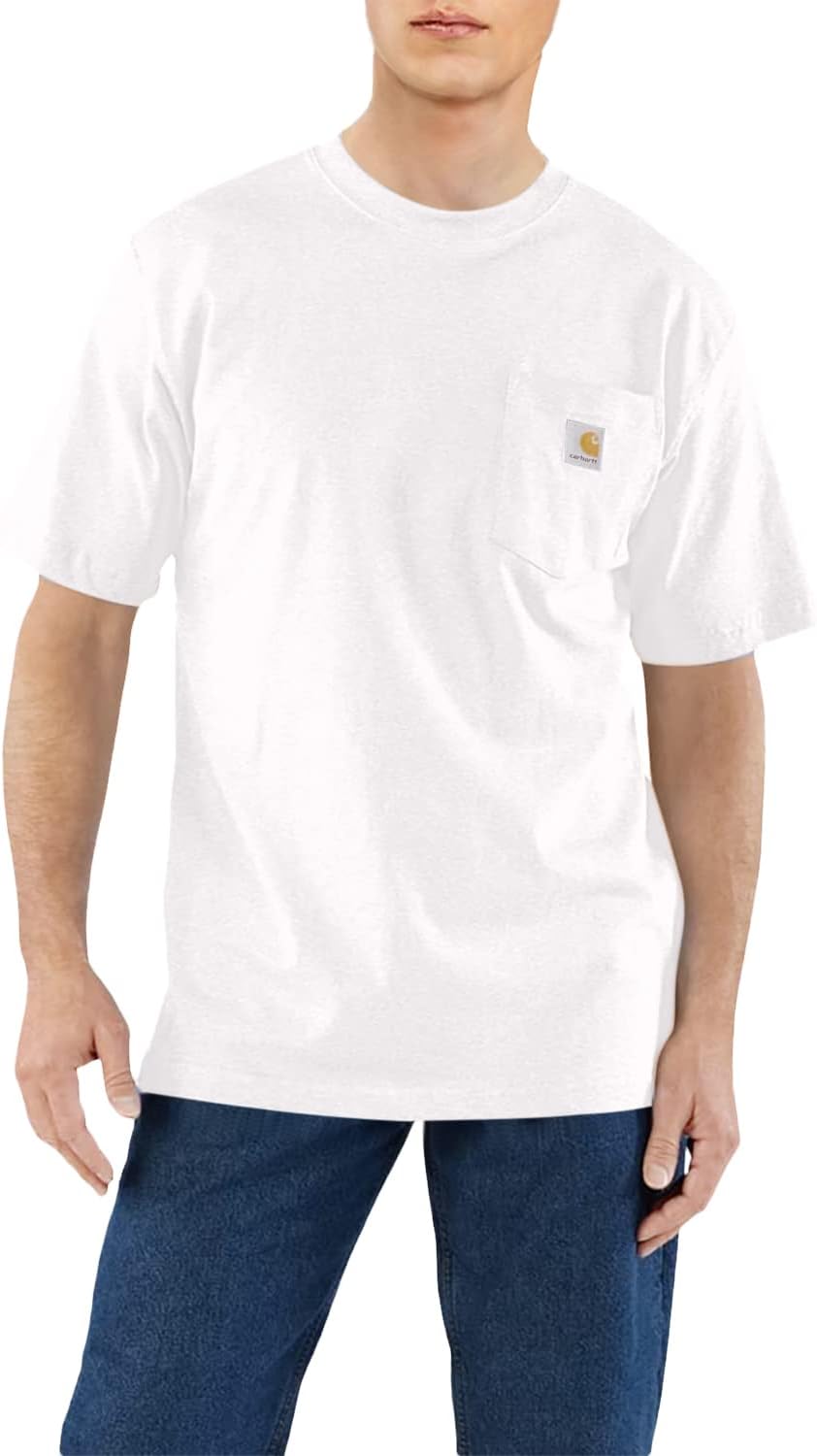 Carhartt Men's Loose Fit Heavyweight Short-Sleeve Pocket T-Shirt