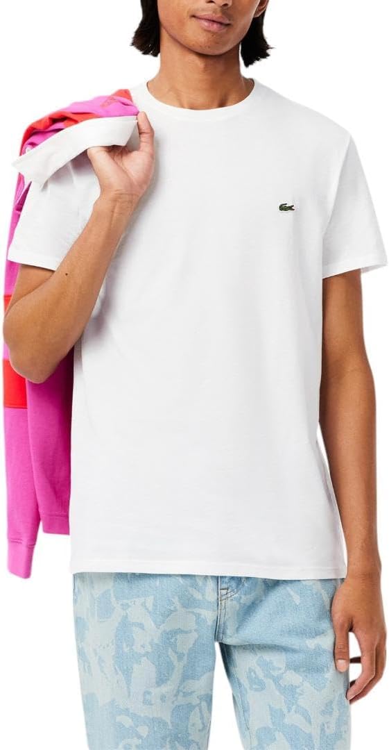 Lacoste Men's Short Sleeve Crew Neck Pima Cotton Jersey T-Shirt