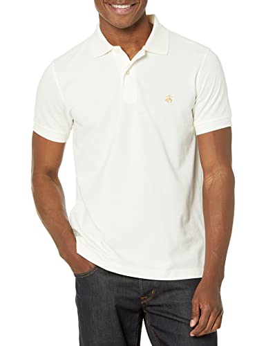 Brooks Brothers Men's Cotton Pique Stretch Logo Short Sleeve Polo Shirt