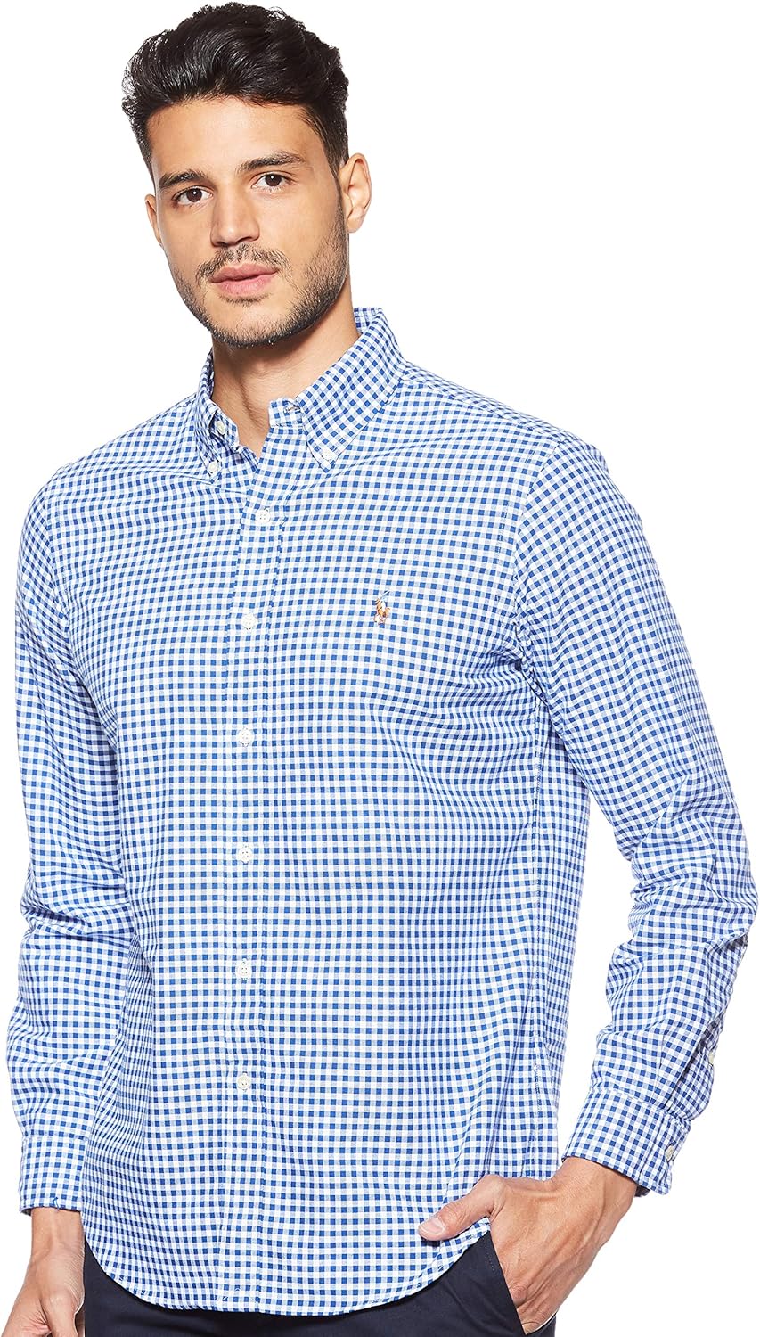 Polo Ralph Lauren Men's Classic Fit Gingham Oxford Shirt