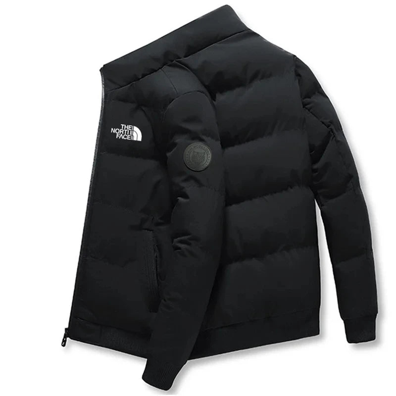 NorthFace Casual High-Necked Down Jacket – Fashionable Warm Winter Sports Jacket