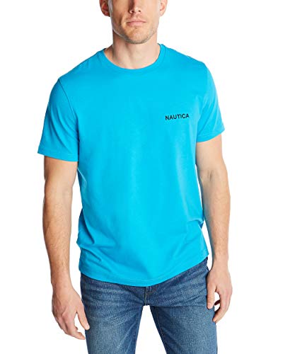 Nautica Men's Short Sleeve Solid Crew Neck T-Shirt