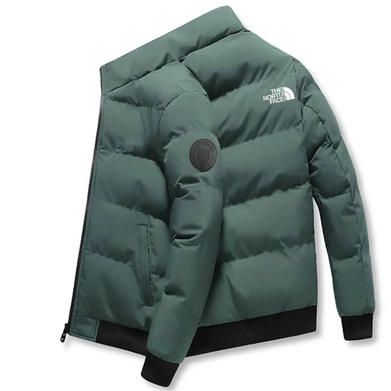 NorthFace Casual High-Necked Down Jacket – Fashionable Warm Winter Sports Jacket