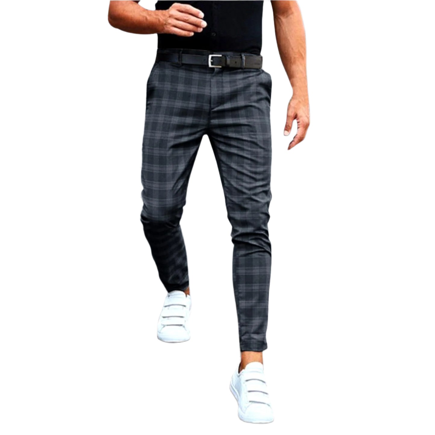 The Charleston Slim Fit Plaid Pants for Dapper Gentleman